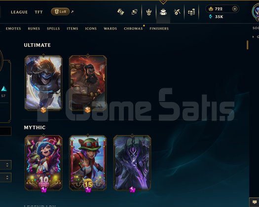 EUW | 183 SKİN | PLATİN 3