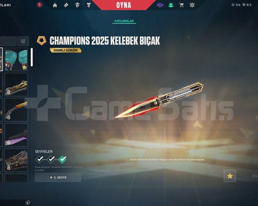CHAMPIONS KELEBEKLI TERTEMİZ HESAP BU FİYAT KACMAZ