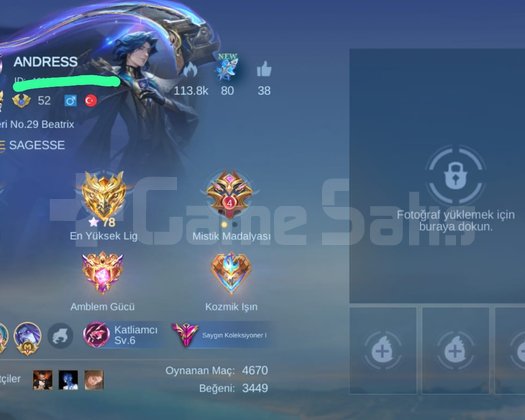MEGAYA AZ KALMIŞ SAYGIN 1 HESAP 19 SEÇKİN 4 LEGEND