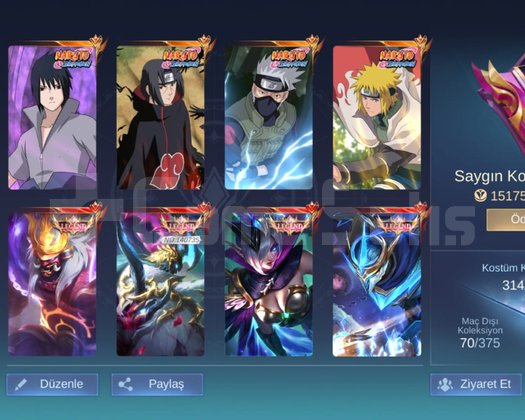 MEGAYA AZ KALMIŞ SAYGIN 1 HESAP 19 SEÇKİN 4 LEGEND