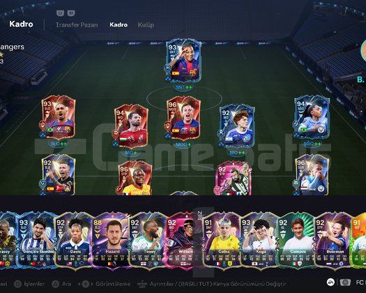 1M250K Coins - Süper Kadro - Şanslı Hesap