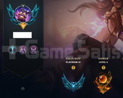 EUW/ PLAT 4 FRESH HESAP !