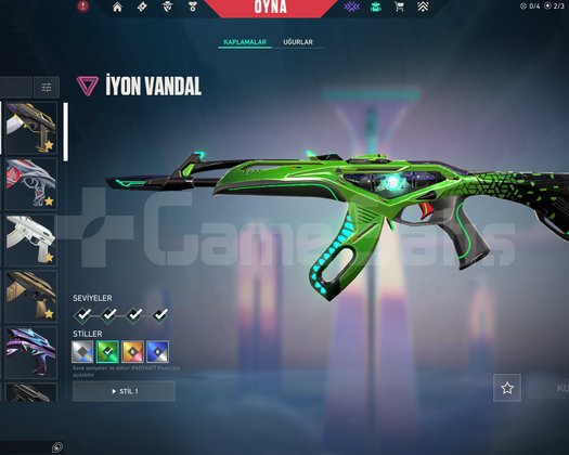 50K+ VP YATIRILMIŞ VCT BIÇAK-12 VANDAL SKINLI