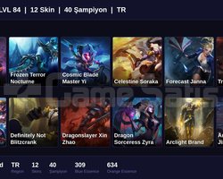 TR / 84 LVL + 12 SKİN + UNRANKED !!