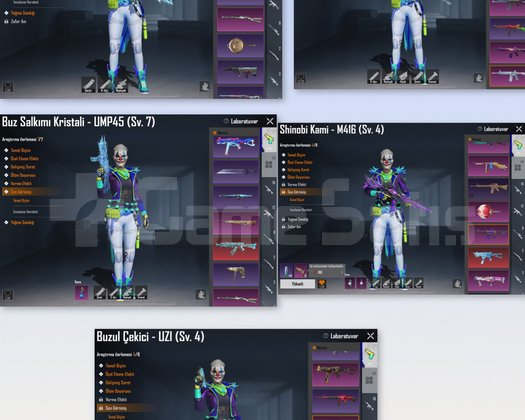 BUZ UMP MAX + AKM MAX + DİKENLİ KASK KAÇMAZ