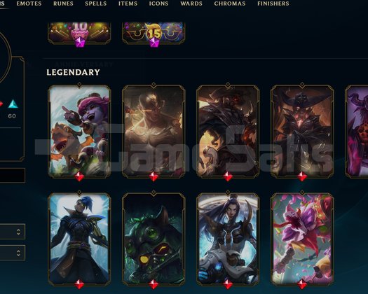 150 SKİN FULL HERO MAİNLEMELİK HESAP 500 LEVEL