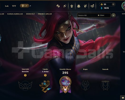 TR SERVER 89 HERO 51 SKIN PRESTİJ KATA + RENK