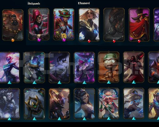 TR SERVER 89 HERO 51 SKIN PRESTİJ KATA + RENK