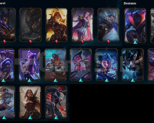 EUW SERVER 54 HERO 38 SKIN PRESTİJ IRELIA 1453RP