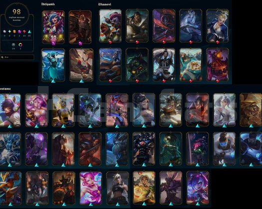 TR SERVER FULL HERO 98 SKIN DEHŞET YILDIZI DARIUS