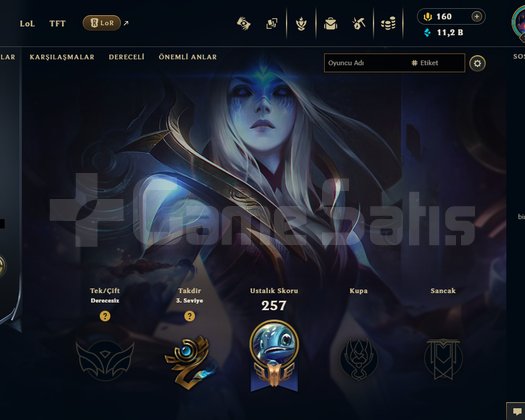 TR SERVER 114 HERO 44 SKIN BOL GANİMETLİ ACC