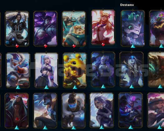 TR SERVER 114 HERO 44 SKIN BOL GANİMETLİ ACC