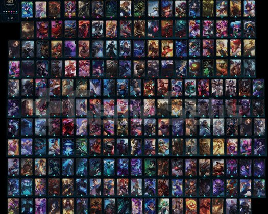 EUW FULL HERO 403 SKIN KARA ALISTARLI RARE SKINS