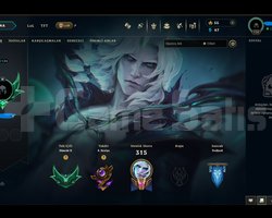 EUW | 134 LVL | ZÜMRÜT 2 55 WR | 95 SKİN