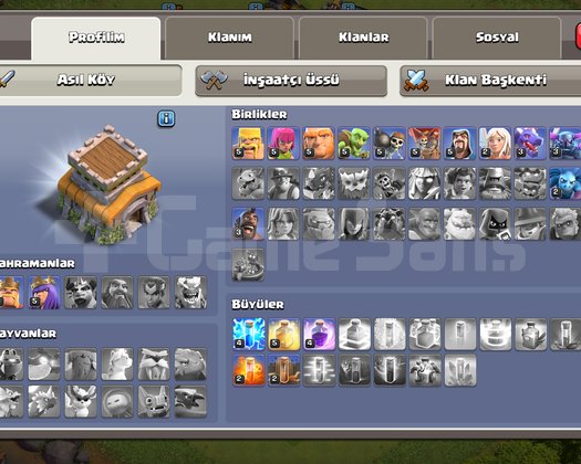 FULL BB8 HESAP CLASH OF CLANS ÇOK UCUZ
