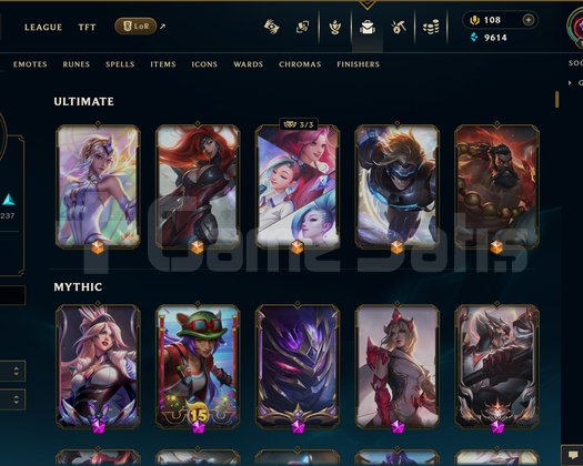 EUW | 530 SKİN | PLATİN 3