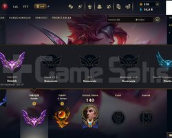 EUW MASTER 20 LP  YÜKSEK MMR HESAP