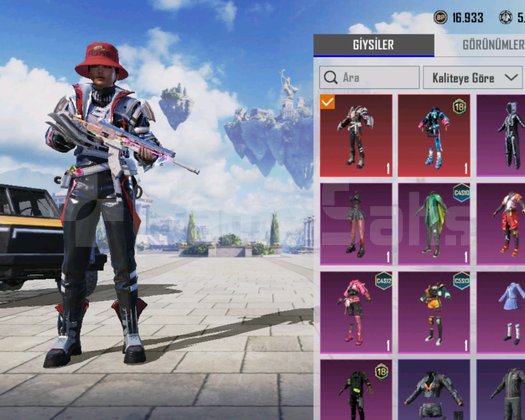 4 DESTANSI 3 YÜKSELTİLEBİLİR PUBG MOBİLE HESABI
