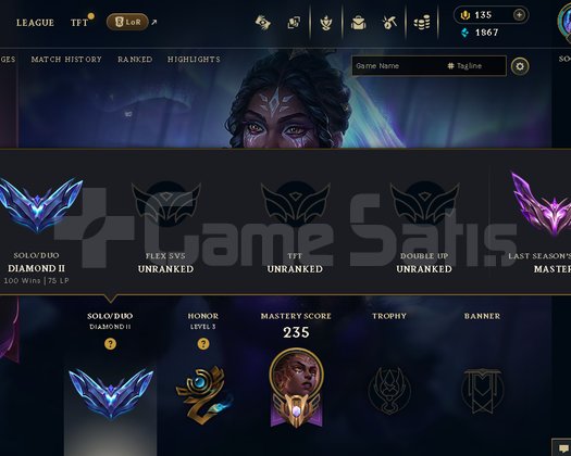 Euw Dia2 GM Peak 1. Kısım 600 LP 3 Prestij Skin