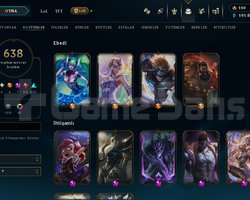 ALTIN ELO BİTİRMİŞ LOL HESABI
