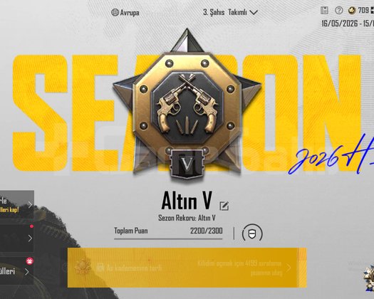 TEK BAĞ !! ALTIN V + 2X ID KARTI ++