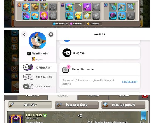 Bb 14 yarı max + 22 lvl klan