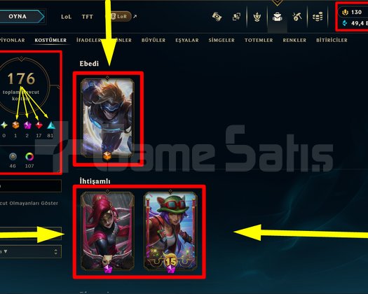 516 LVL + 176 KOSTÜM + 172 HERO + GOLD 2  + MAİL!