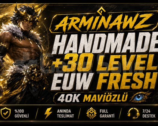 EUW +30 LEVEL UNRANKED FRESH