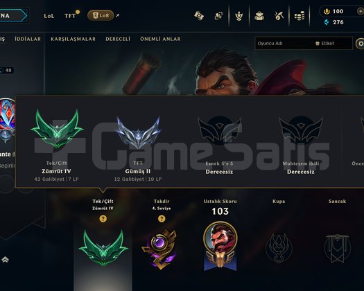 EUWEST EMERALD FRESH ACC 9 SKINLI  +100RP +70HERO