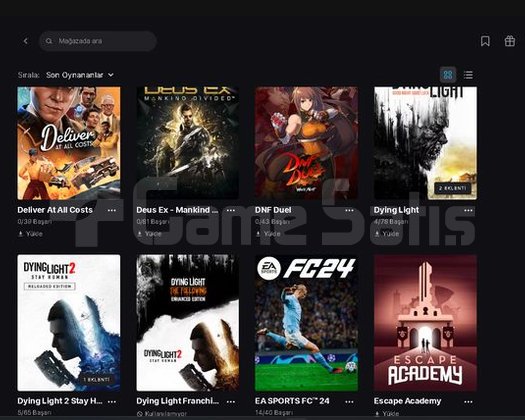 Epic Games Hesapı Fifa,Dying Light,Arc Raiders