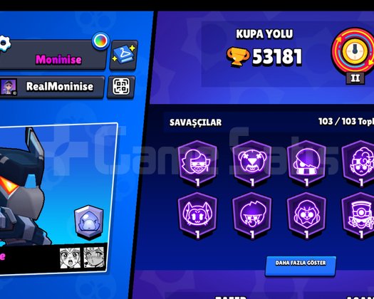 53181 KUPA PRO VE BRAWL PASS PLUS AKTİFTİR