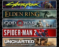 Cyberpunk + Elden + GOW + Spider 2 + Uncharted