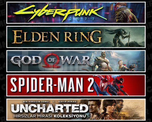 Cyberpunk + Elden + GOW + Spider 2 + Uncharted