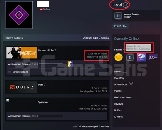 ANINDA TESLİM | 8 MADALYA | 1358 SAAT | FACEIT