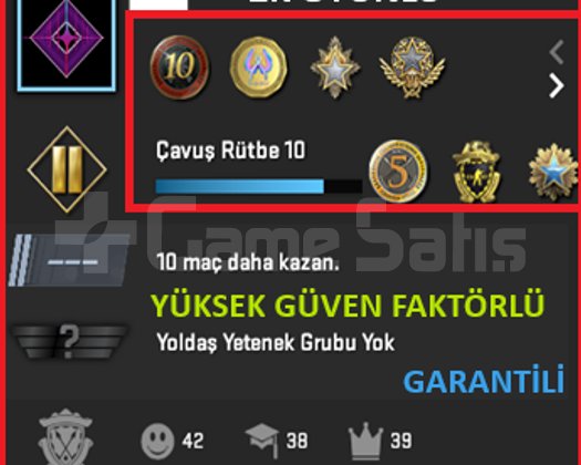ANINDA TESLİM | 8 MADALYA | 1358 SAAT | FACEIT