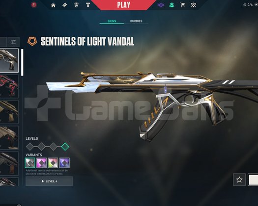 Skinli Plat valorant hesabı