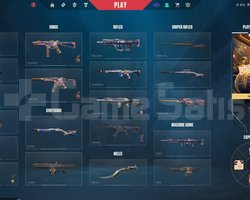 Skinli Plat valorant hesabı