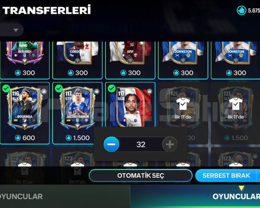 124 Gen FC Mobile Hesap