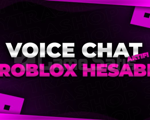 VC Sesli Sohbet Açık Roblox Hesabı Güvenilir
