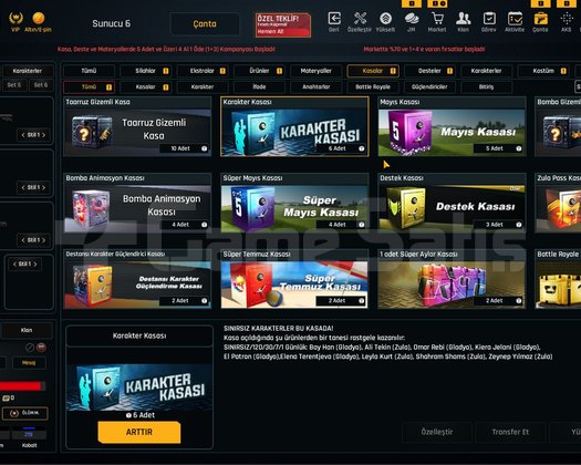 41K Materyalli 55 Seviye Zula Hesabı