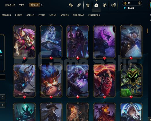 EUW 339 Kostüm 172 Şampiyon Unranked 6 Prestij