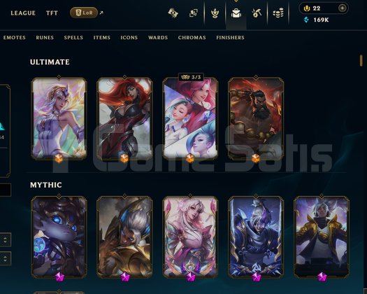 EUW 339 Kostüm 172 Şampiyon Unranked 6 Prestij