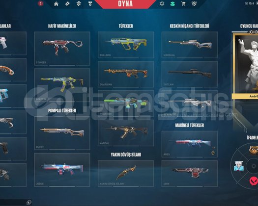 7 Vandallı 3 Phantomlu 2 bıçaklı Diamond 2 HESAP