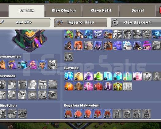 CLASH OF CLANS TH14 14.600 ELMAS