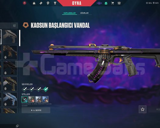 KAOS VANDALLI UNRANKED HESAP