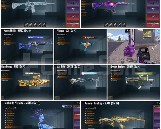 M416 SAYAÇ + 38 SİLAH + 82 DESTANSI + FORMSUZ