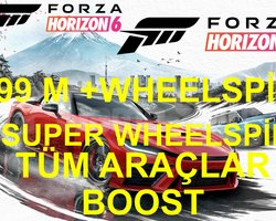 999 MİLYON +999 M WHEELSPİN +SUPER +TÜM ARAÇ
