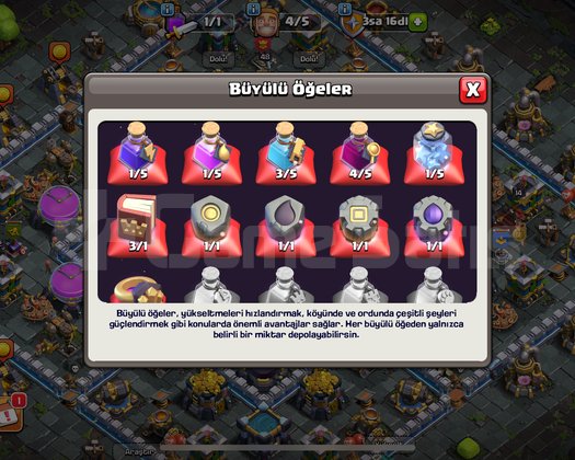 TH 13 + SAĞLAM KÖY+ARKA PLAN+4 OYUNLU HESAP