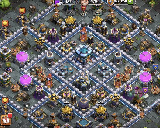 TH 13 + SAĞLAM KÖY+ARKA PLAN+4 OYUNLU HESAP