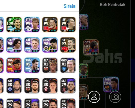TEK BAĞ110 MESSİ MBAPPE 5 TANE BOMBACI FULL HESAP